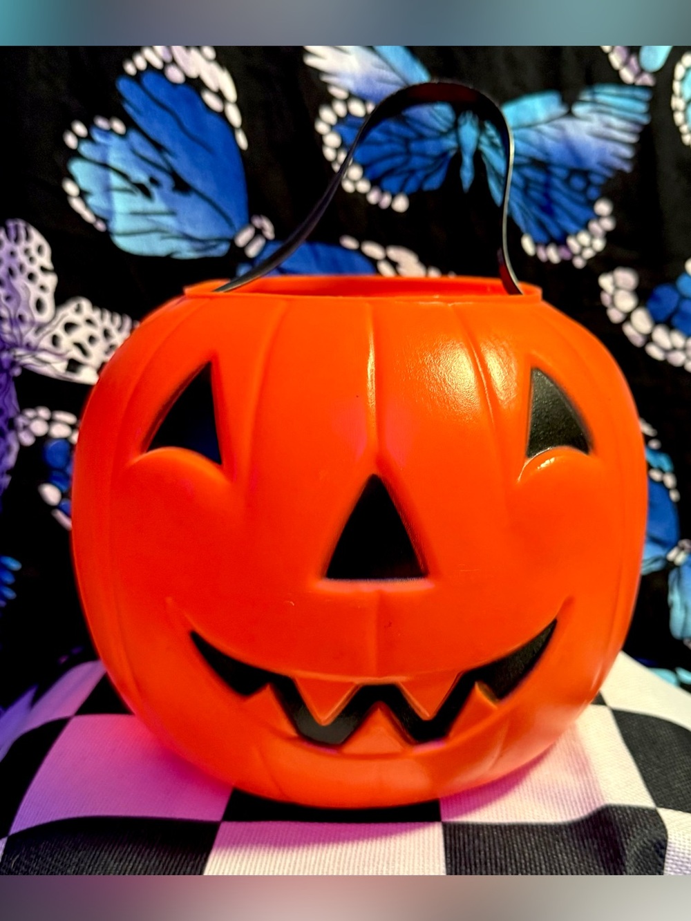 Vintage Empire Orange Halloween Jack O Lantern Blow Mold